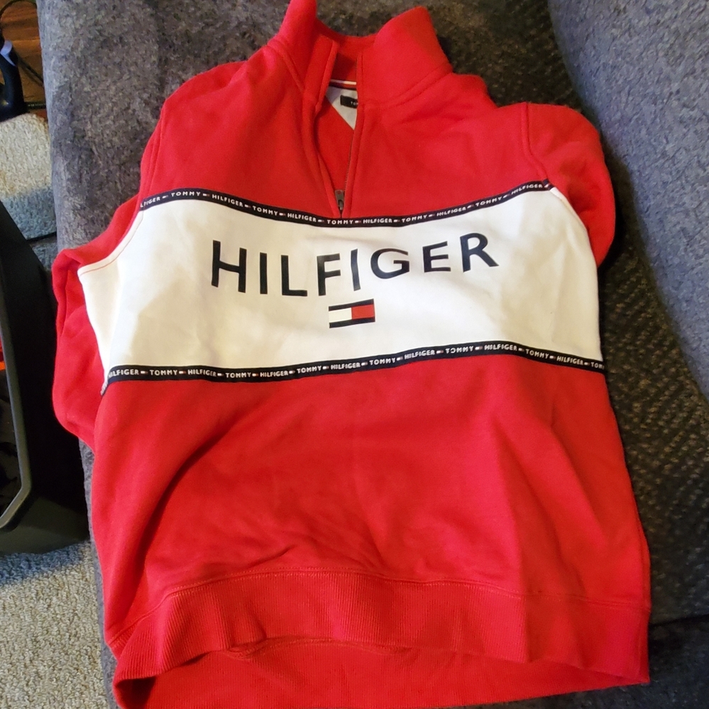 Tommy Hilfiger Red Men's Sweater